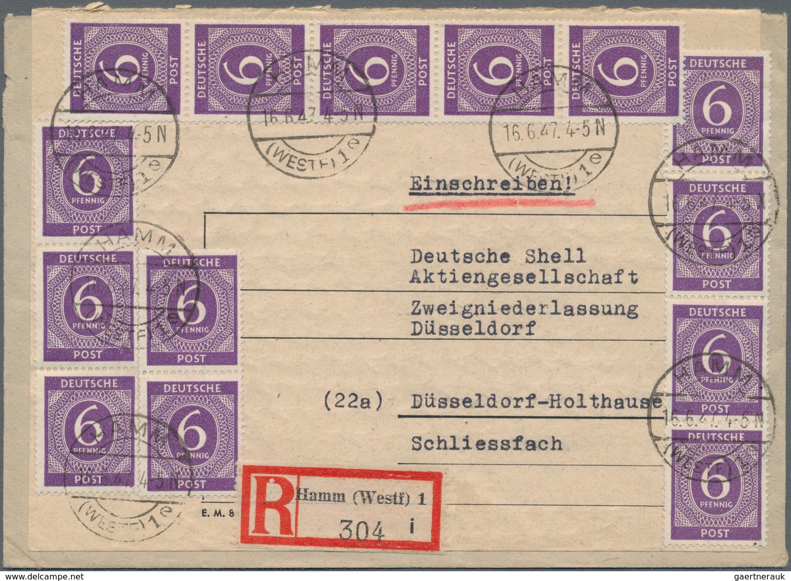 Alliierte Besetzung - Gemeinschaftsausgaben: 1946/1948, Interessante Sammlung Mit Ca.75 Belegen, Dab - Autres & Non Classés
