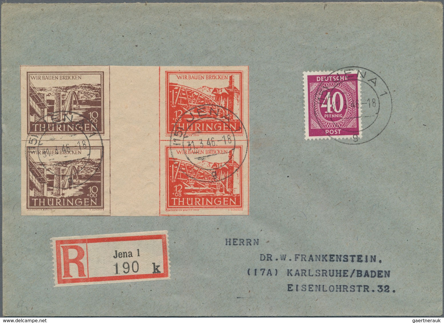 Sowjetische Zone Und DDR: 1945 Ab, Reichhaltige Sammlung Mit über 300 Belegen Im Ringbinder, Dabei M - Collections