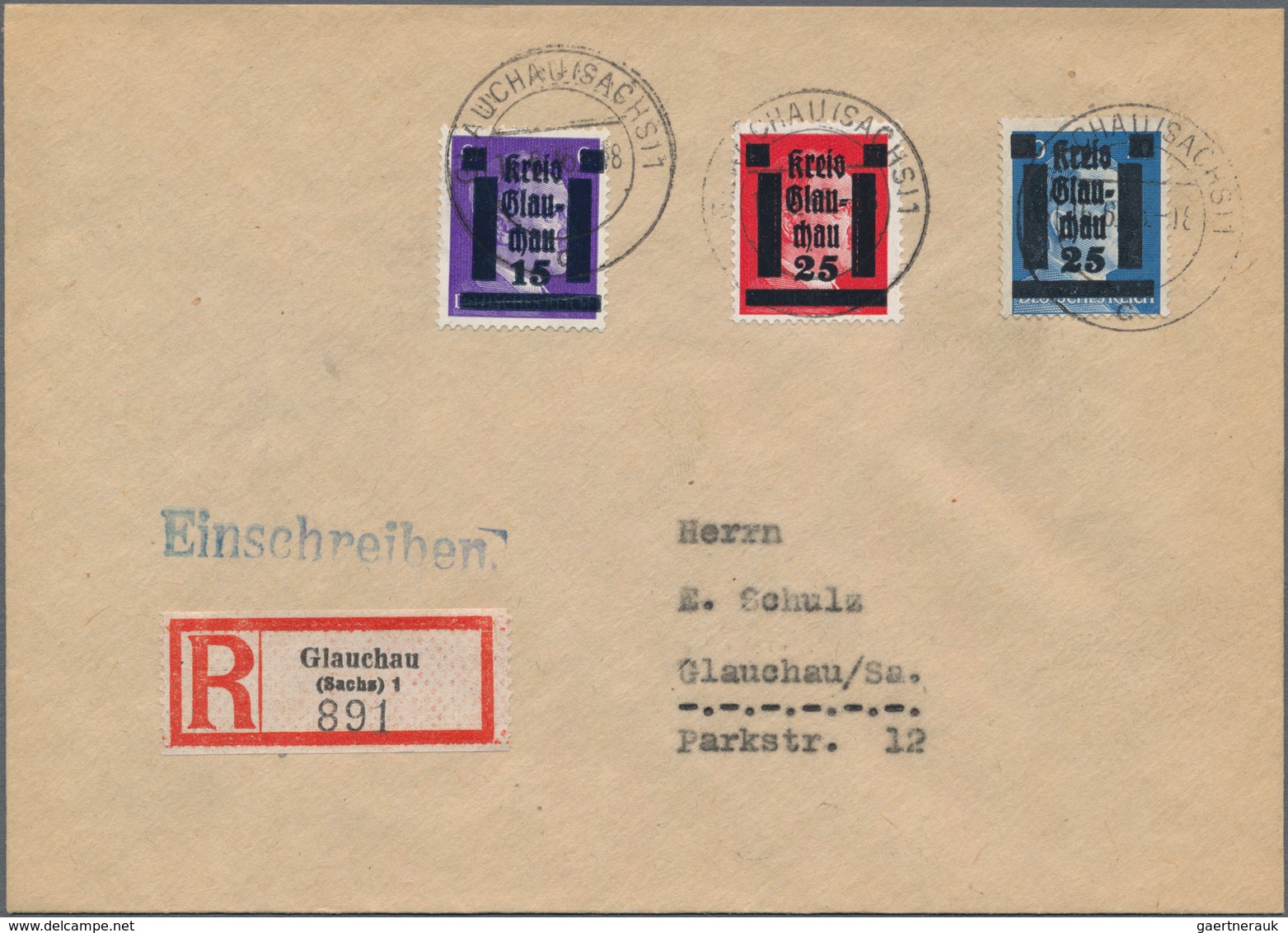 Sowjetische Zone und DDR: 1945/1990, vielseitige Partie von ca. 560 Briefen und Karten, dabei etlich