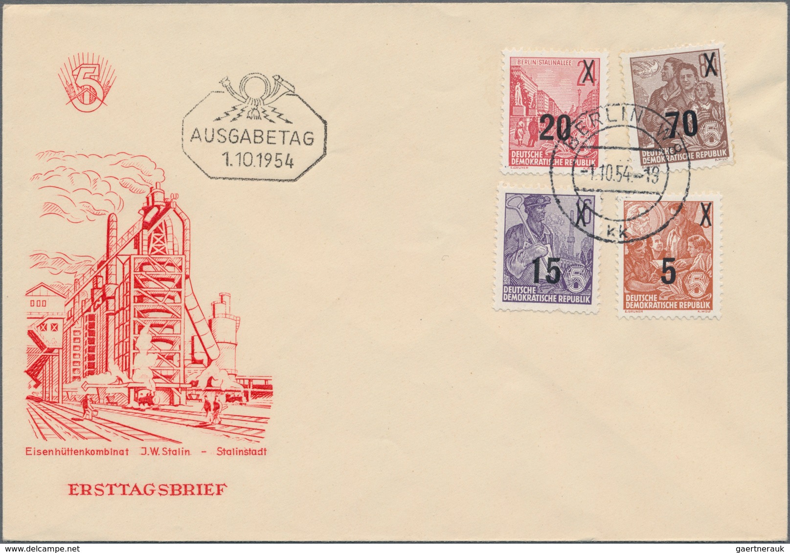 Sowjetische Zone und DDR: 1945/1990, vielseitige Partie von ca. 560 Briefen und Karten, dabei etlich