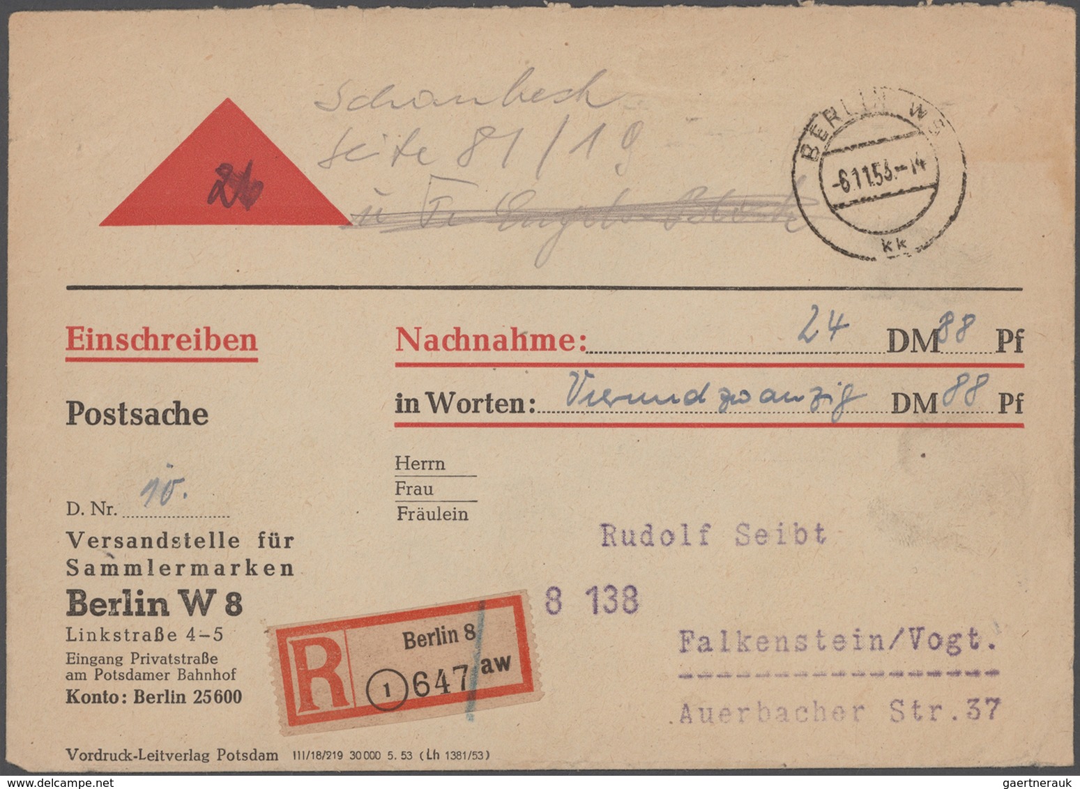 Sowjetische Zone Und DDR: 1947/1990, Posten Von über 500 Belegen, Etwas SBZ, Zensur, Postkrieg Inkl. - Collections