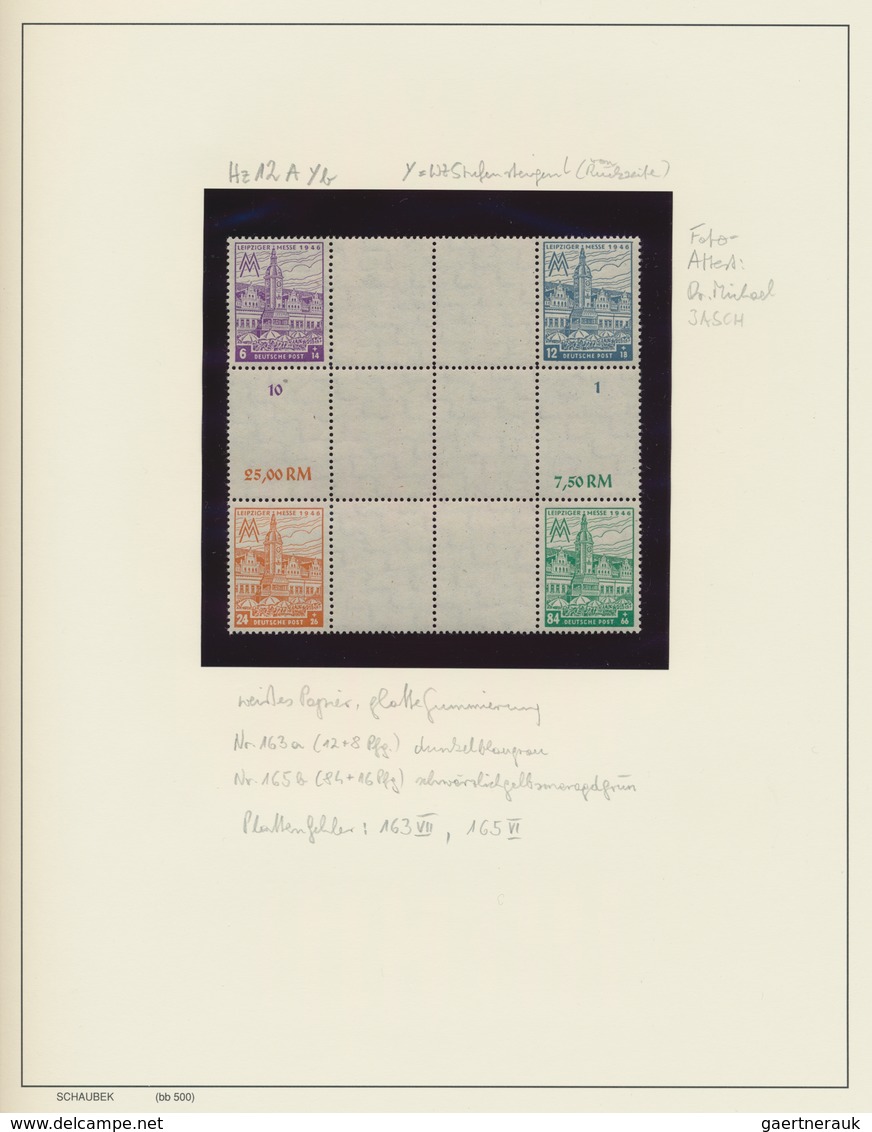 Sowjetische Zone: 1945/1949, Umfassende Spezialisierte Postfrische Sammlung Im Schaubek-Album, Immer - Autres & Non Classés