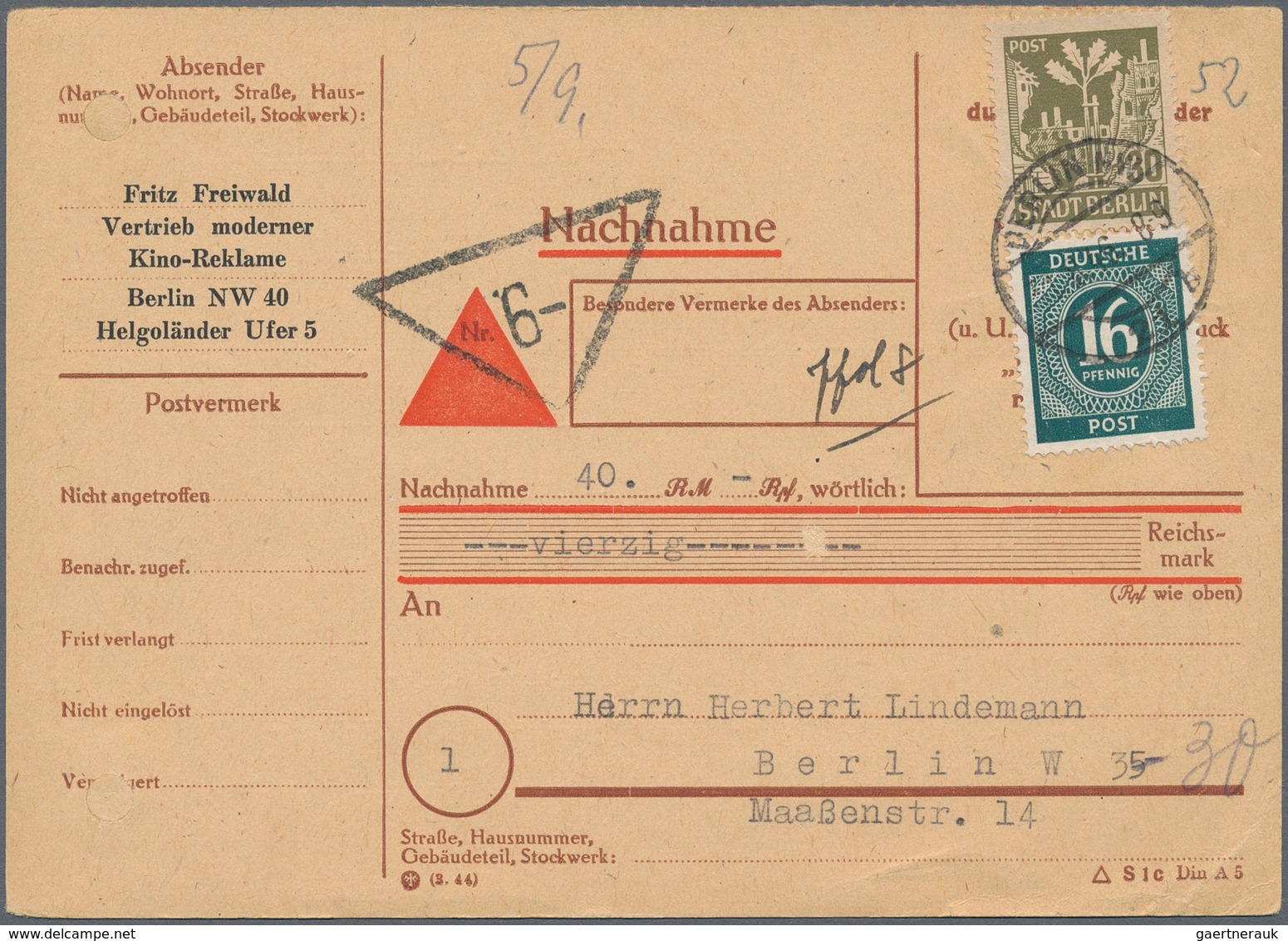 Sowjetische Zone - Berlin Und Brandenburg: 1945/1946, Sammlung Von Ca. 115 Briefen/Karten/gebrauchte - Autres & Non Classés