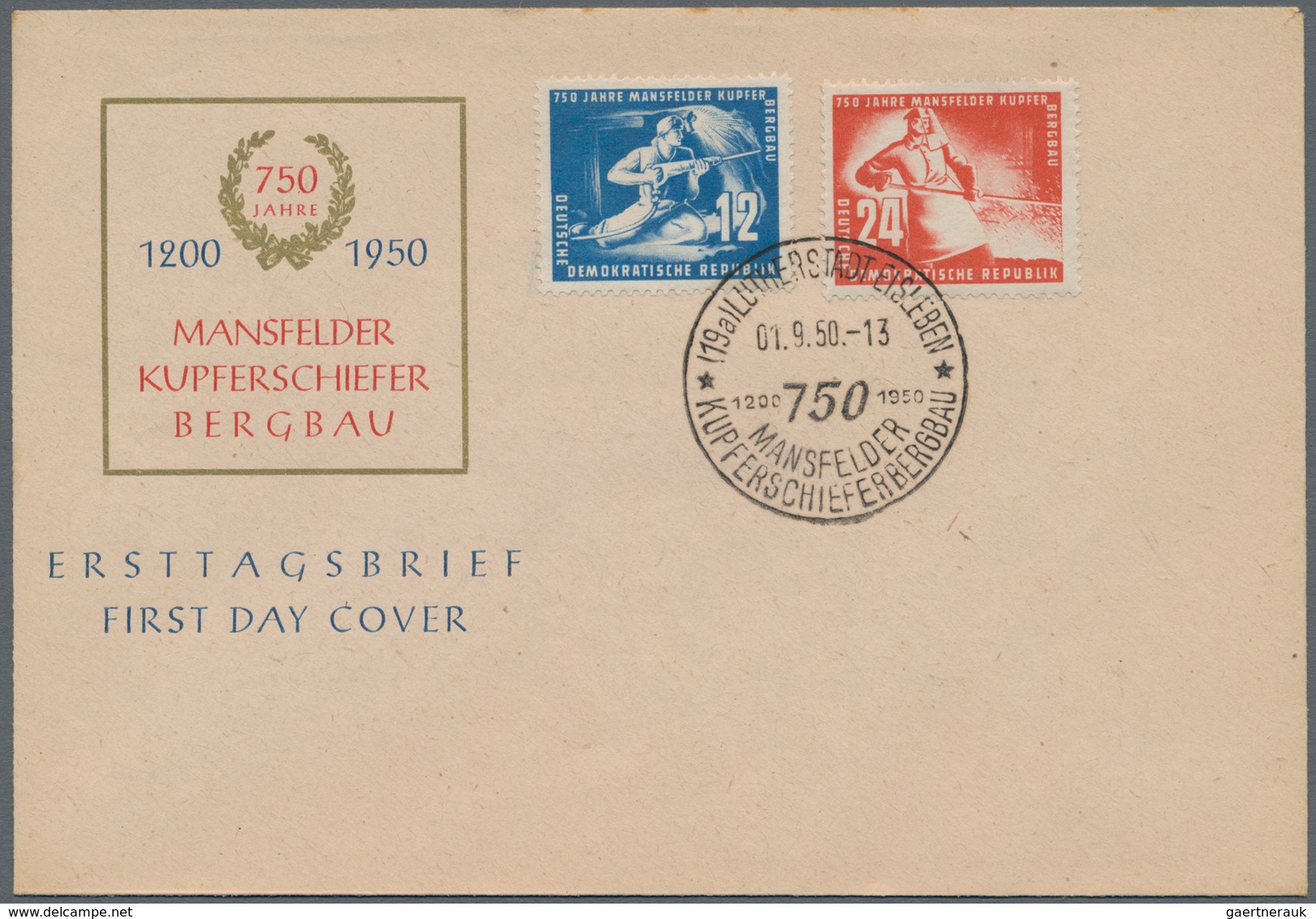 DDR: 1919 - 1959, Umfangreiche FDC-Sammlung Mit Vielen Guten Stücken Schon Ab Etwas SBZ, Dabei U.a. - Collections