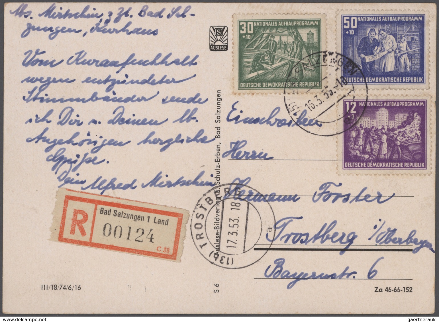 DDR: 1949/1990, Umfangreicher Bestand Von Ca. 3000 Gelaufenen Briefen Und Karten Sowohl Mit Dauer- A - Collections