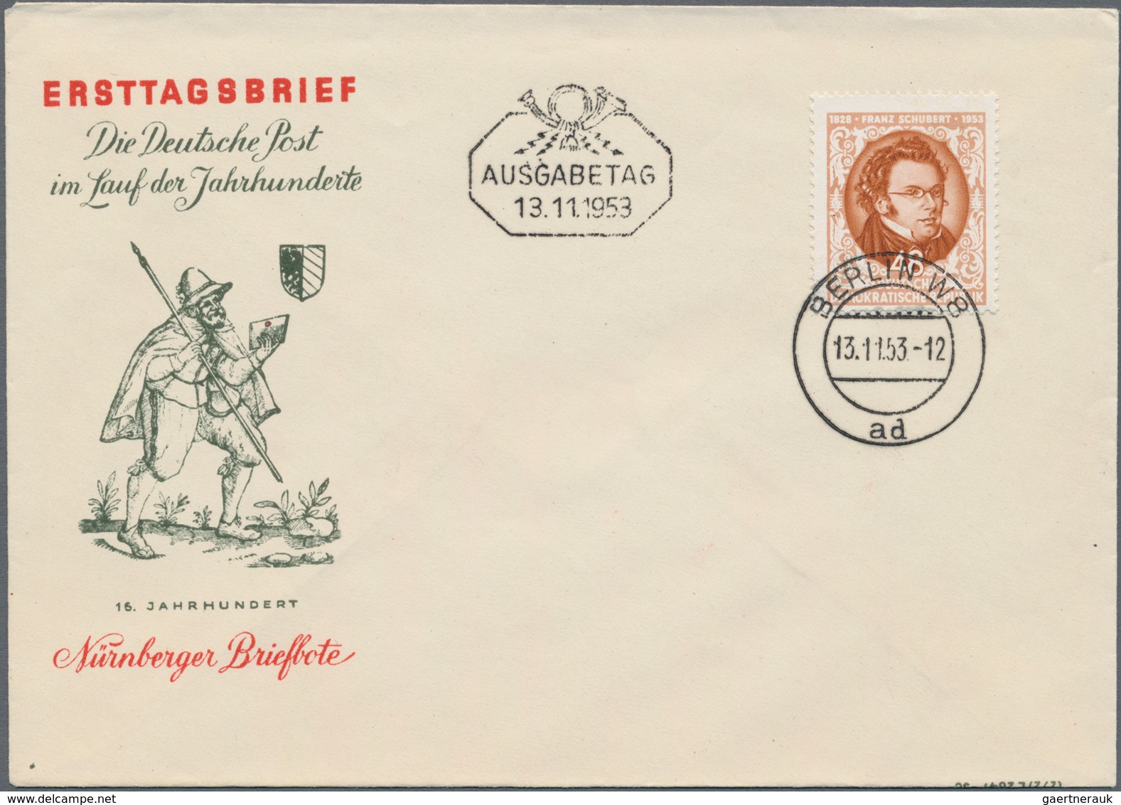 DDR: 1950/1954, Saubere Partie Von Verschiedenen 49 Belegen, Meist FDCs, Dabei Debria-Block Auf R-Br - Sammlungen