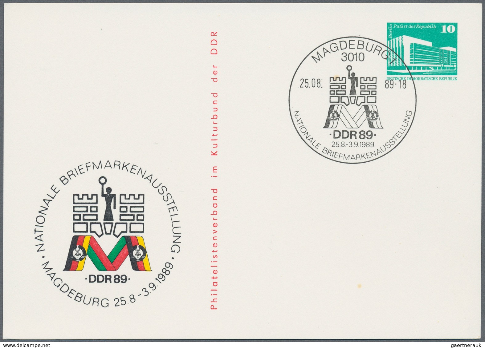 DDR: 1955/1990, Partie von ca. 150 Briefen, Karten und Ganzsachen, dabei Privat-GA, interessante Ver