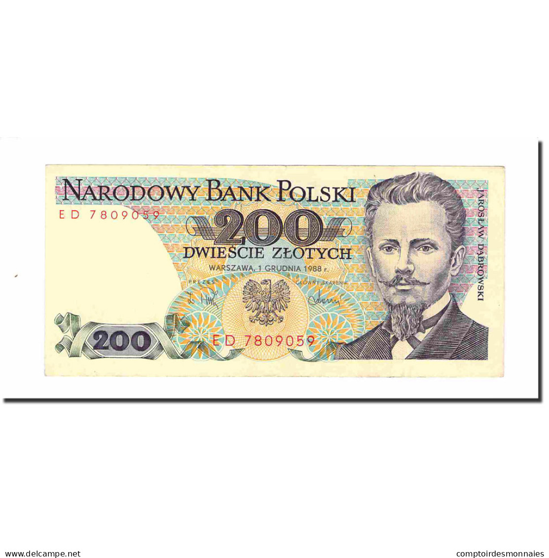 Billet, Pologne, 200 Zlotych, 1988, 1988-12-01, KM:144c, TTB+ - Pologne