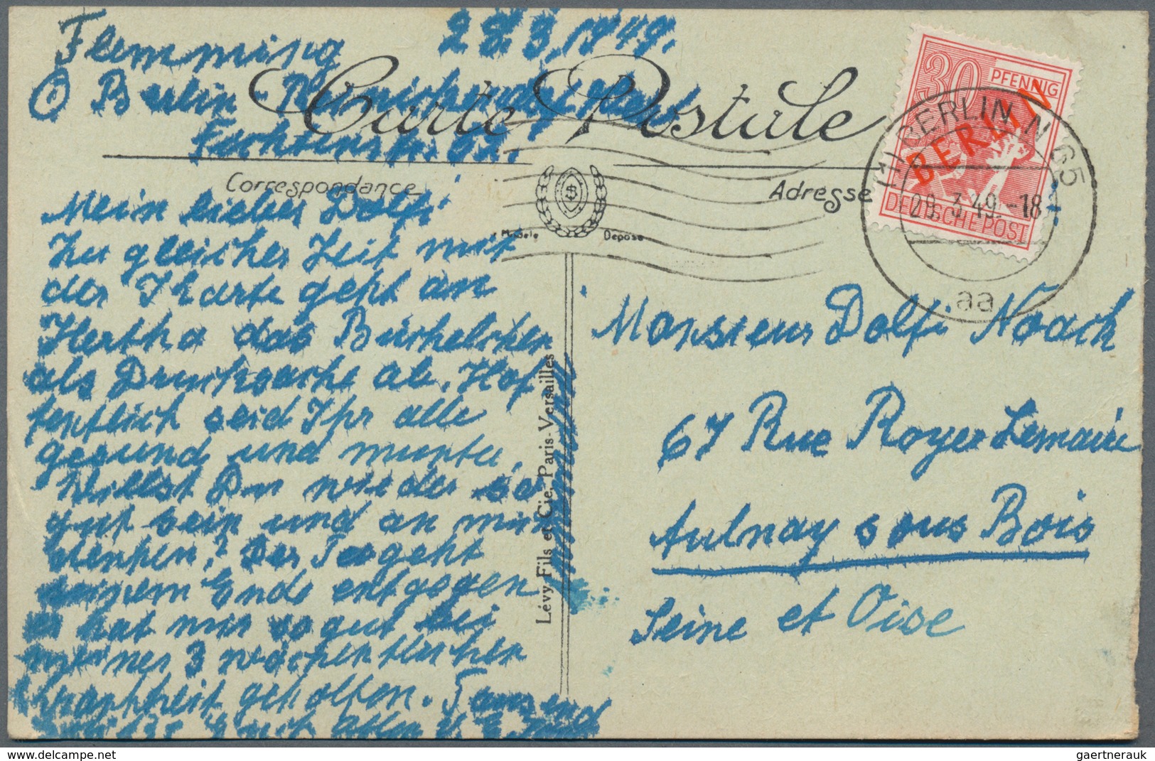 Berlin: 1948/1962, Vielseitige Partie Von Ca. 215 Briefen Und Karten, Etwas Unterschiedliche Bedarfs - Neufs