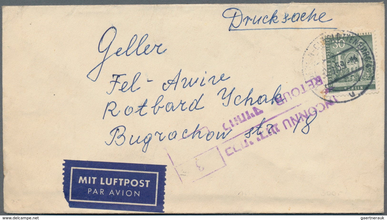 Berlin: 1948/1962, Vielseitige Partie Von Ca. 215 Briefen Und Karten, Etwas Unterschiedliche Bedarfs - Unused Stamps