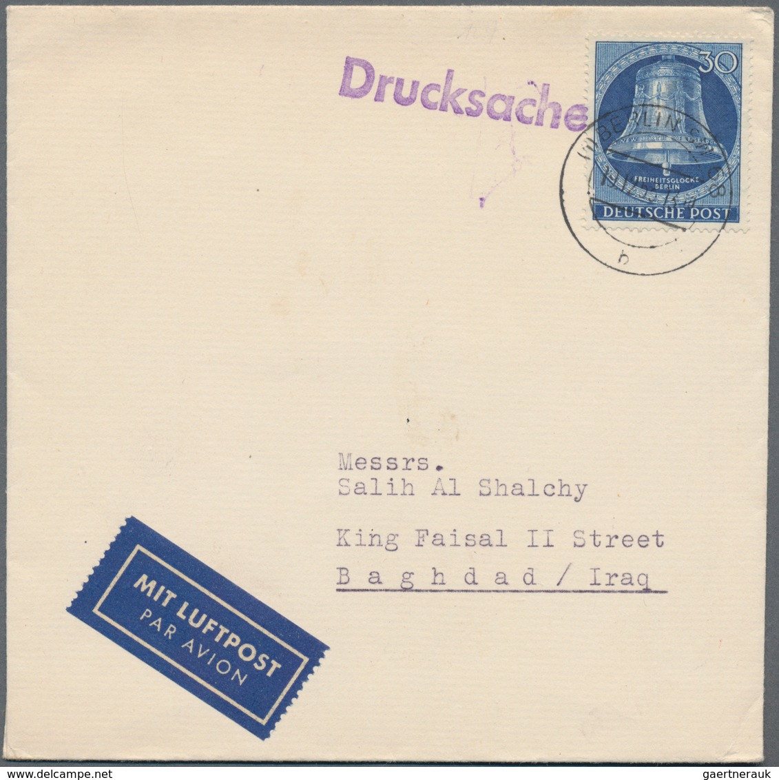 Berlin: 1948/1962, vielseitige Partie von ca. 215 Briefen und Karten, etwas unterschiedliche Bedarfs