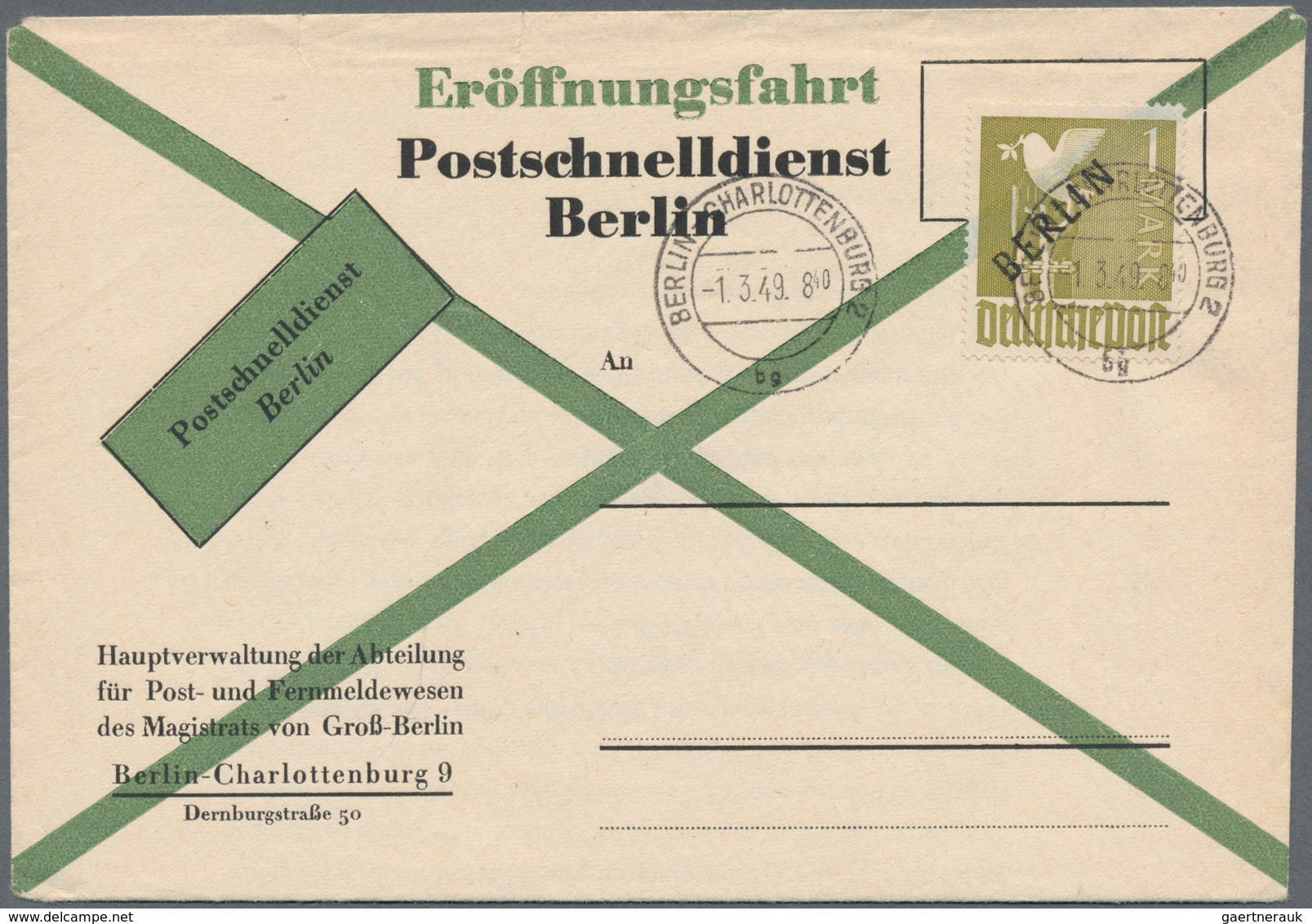 Berlin: 1948/1969, Reichhaltige Spezialsammlung Mit Schwerpunkt Einzel- Und Mehrfachfrankaturen Auf - Neufs