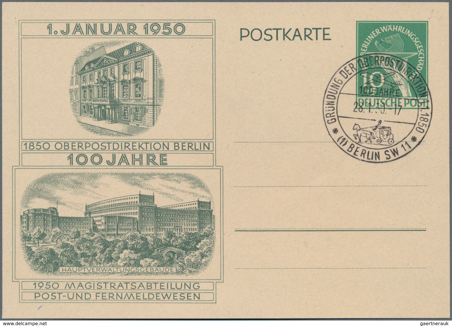 Berlin: 1949/1954, Partie von ca. 72 Briefen und Karten, meist philatelistische Stücke, dabei etlich
