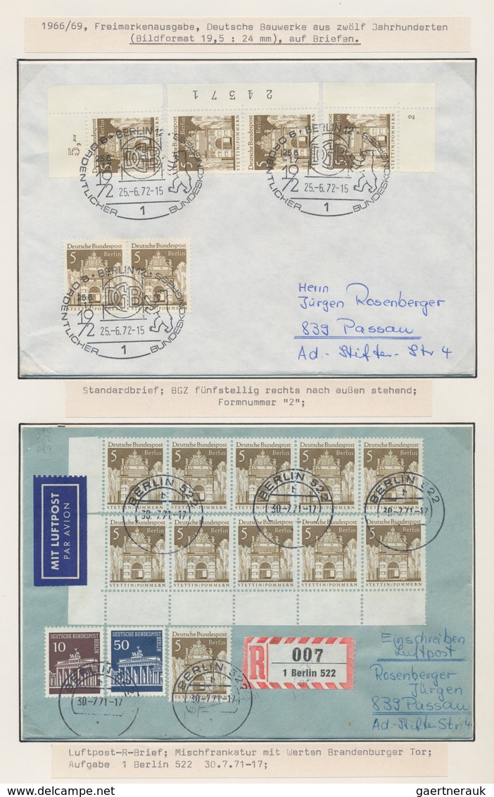 Berlin: 1969/1974, Saubere Sammlung Von Ca. 145 Briefen Und Karten Sauber Auf Beschrifteten Albenblä - Neufs