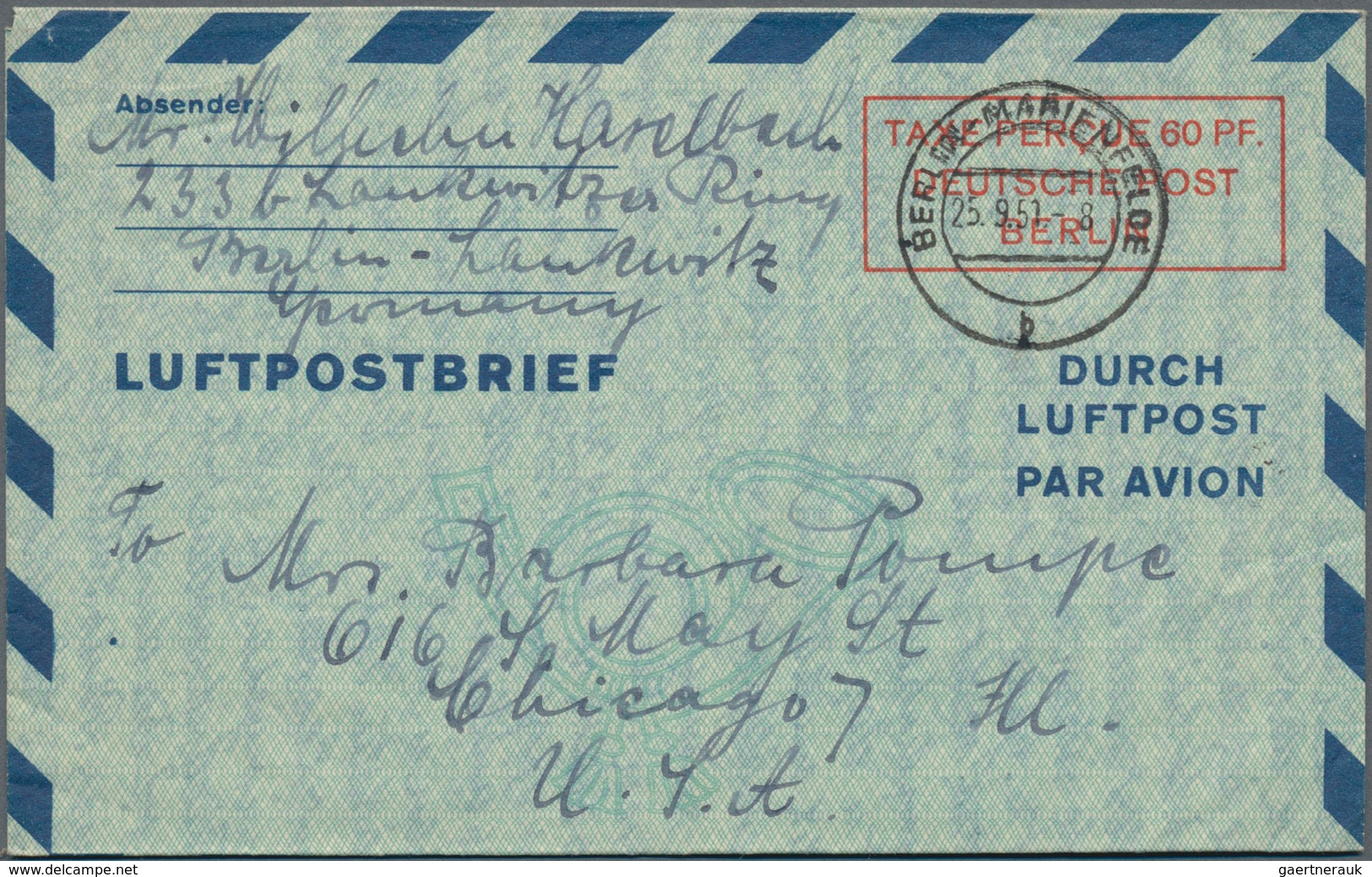 Berlin - Ganzsachen: 1948/1990, Reichhaltiger Und Sauber Sortierter Bestand Von (vorsichtig Geschätz - Sonstige & Ohne Zuordnung