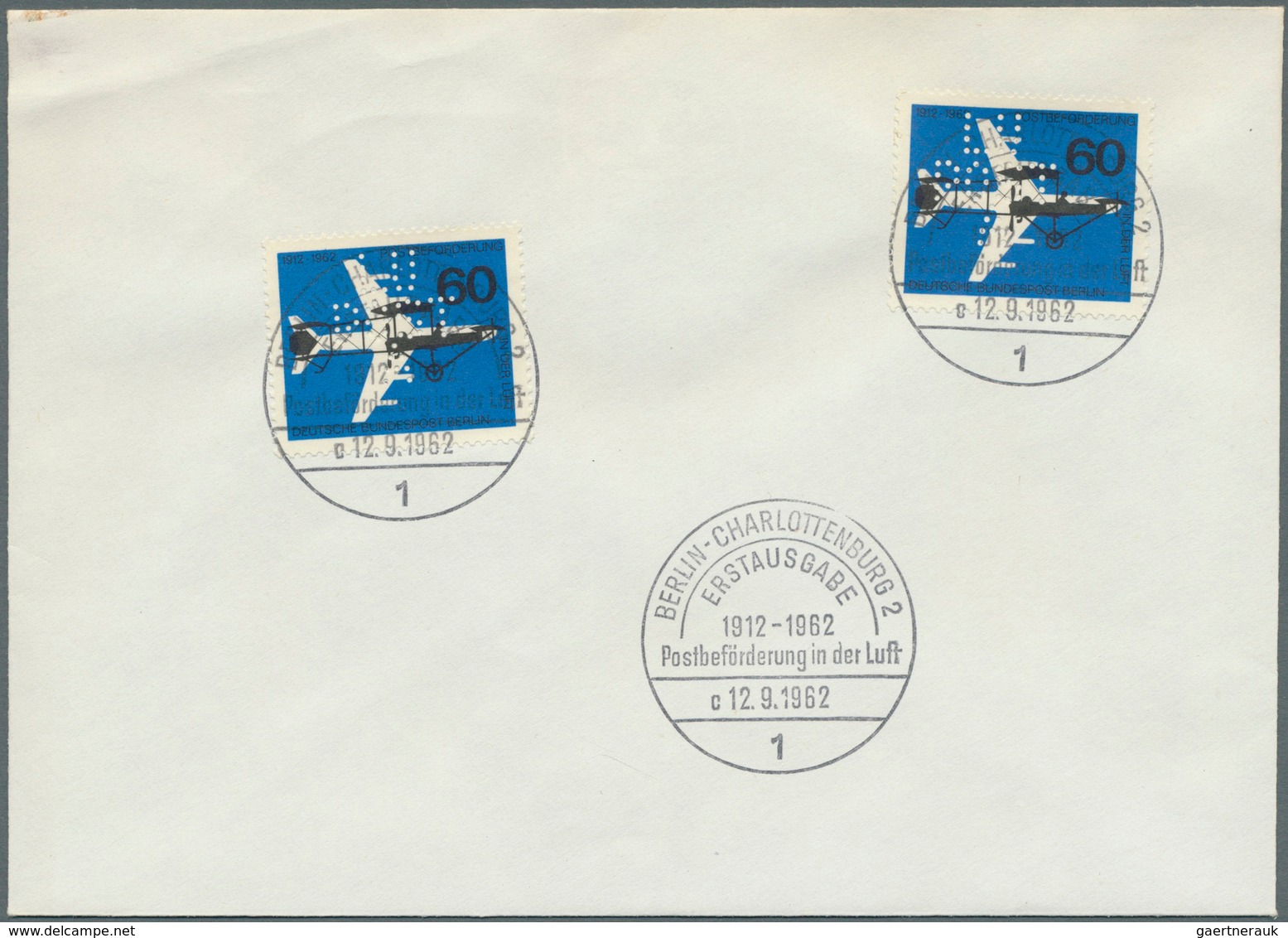 Berlin - Besonderheiten: 1962, LUPOSTA - Marke zur Internationale Luftpost-Ausstellung Berlin, sehr