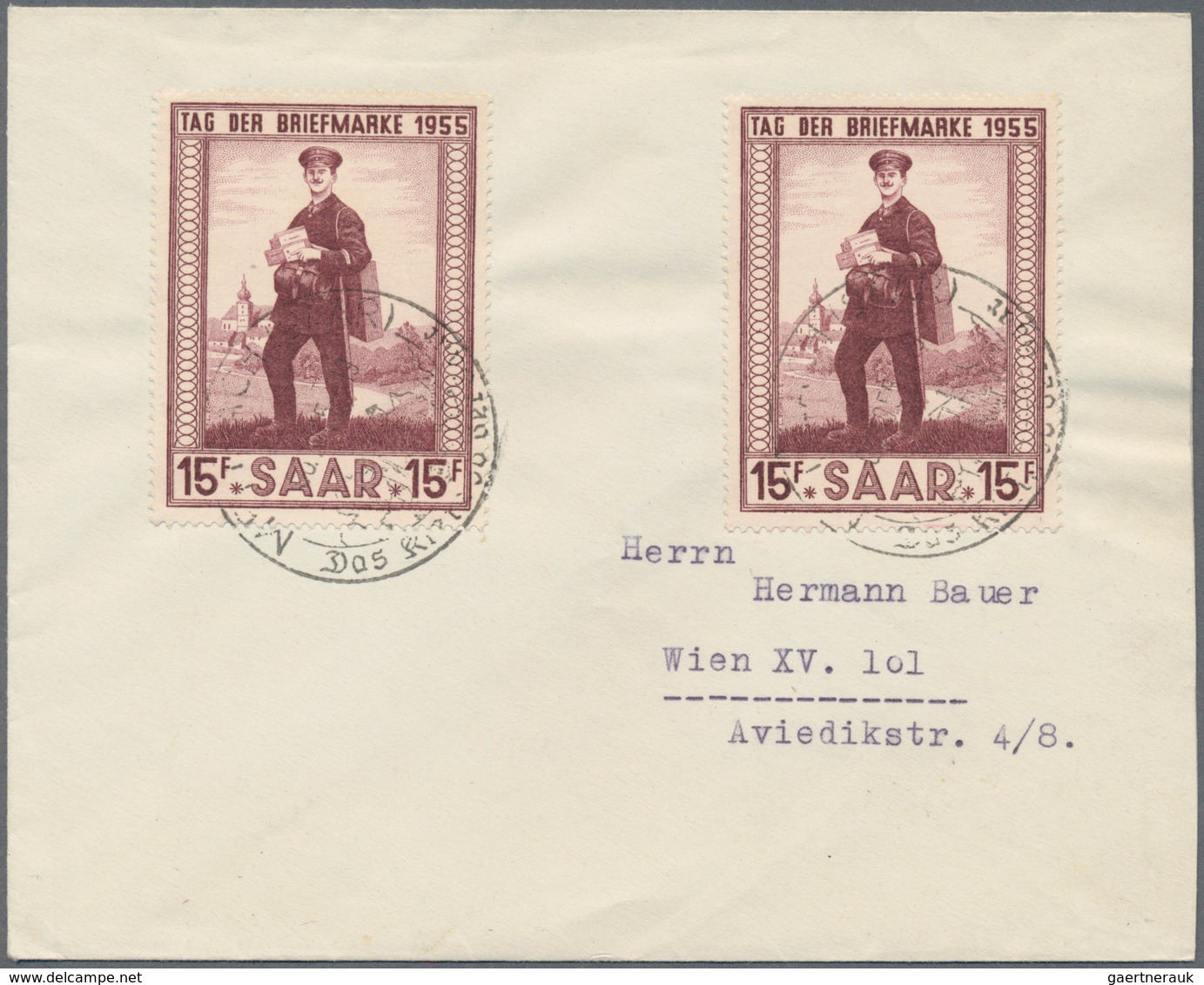 Saarland Und OPD Saarbrücken: 1947 - 1959 (ca.), Posten Von über 100 Belegen Mit FDC, Zensur, Einsch - Autres & Non Classés