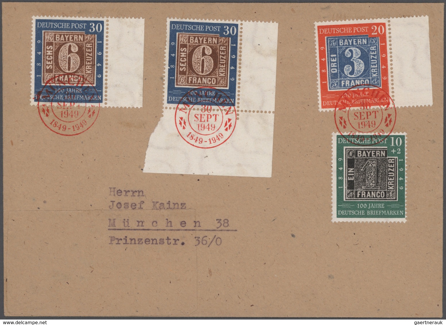 Bundesrepublik Deutschland: 1949/1989, Wunderschöner Posten Von 43 Einzel-, Mehrfach- Und Mischfrank - Sammlungen