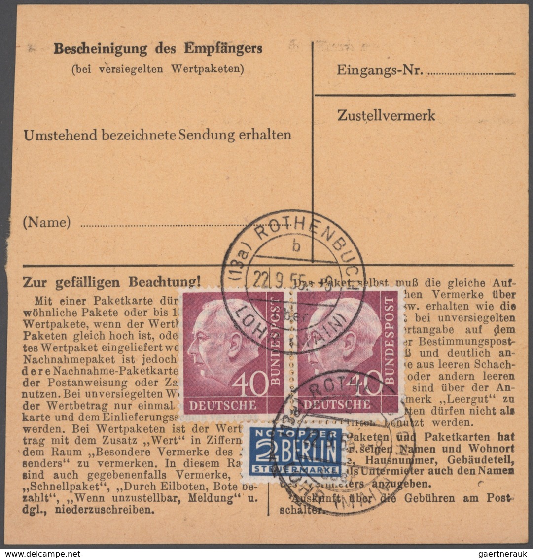 Bundesrepublik Deutschland: 1949/1989, wunderschöner Posten von 43 Einzel-, Mehrfach- und Mischfrank