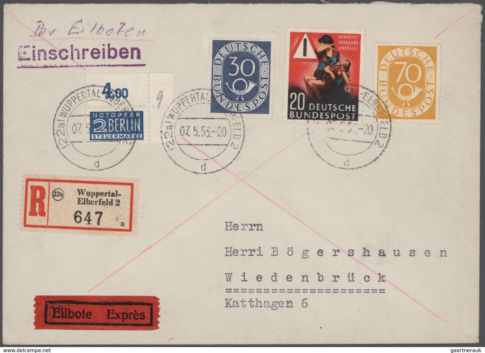 Bundesrepublik Deutschland: 1949/2008, Vielseitiger Und Ergiebiger Posten Von Ca. 620 Briefen Und Ka - Collections