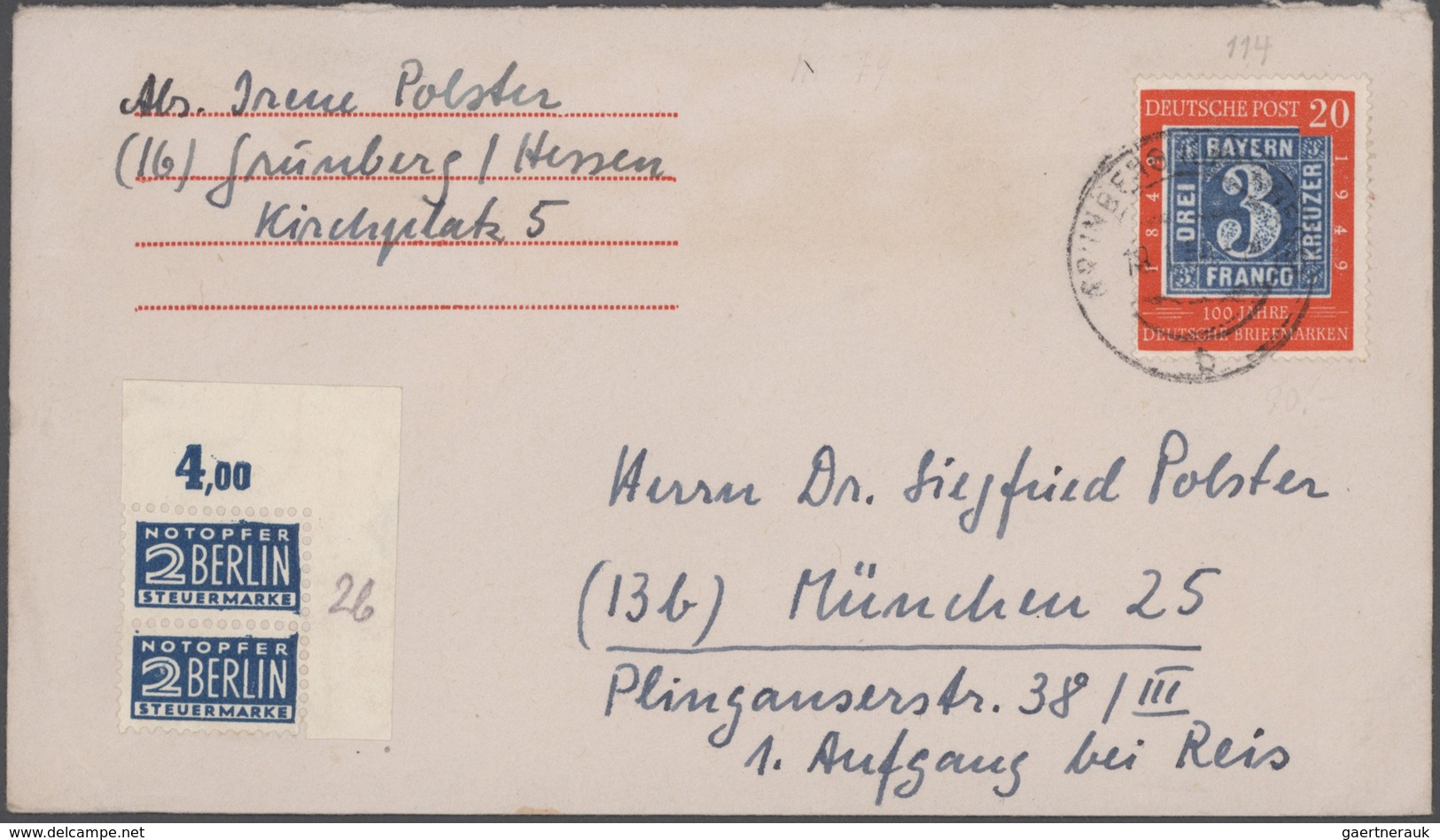 Bundesrepublik Deutschland: 1949/2008, vielseitiger und ergiebiger Posten von ca. 620 Briefen und Ka