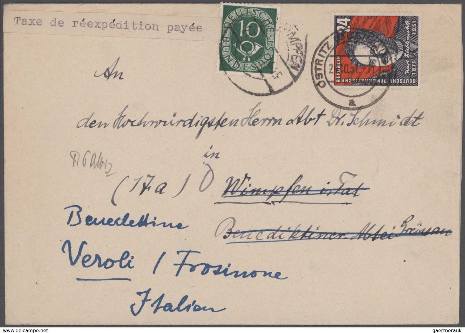 Bundesrepublik Deutschland: 1949/2008, vielseitiger und ergiebiger Posten von ca. 620 Briefen und Ka