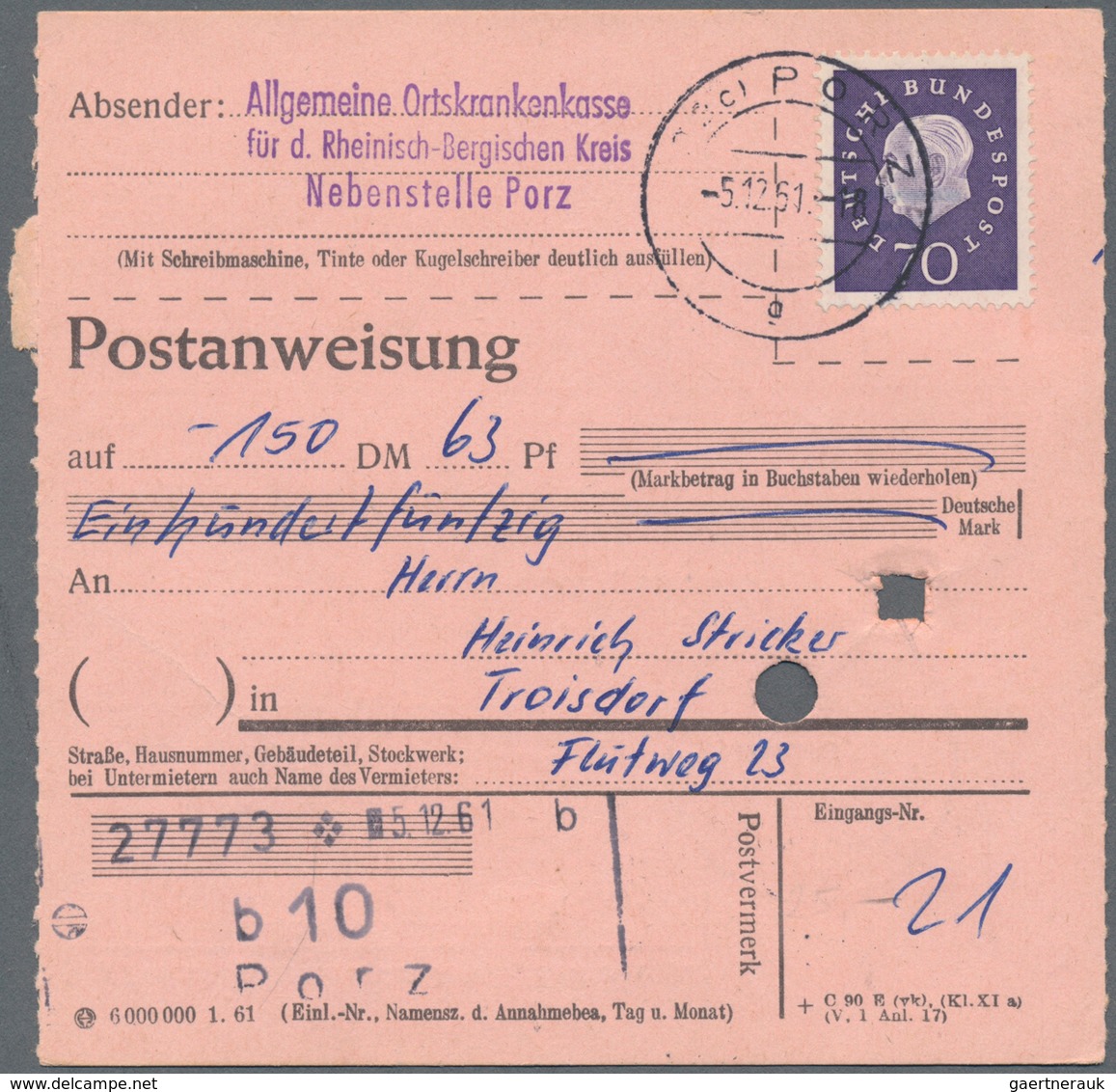 Bundesrepublik Deutschland: 1949/2012, Sehr Gehaltvolle Spezialsammlung Mit Schwerpunkt Einzel- Und - Collections