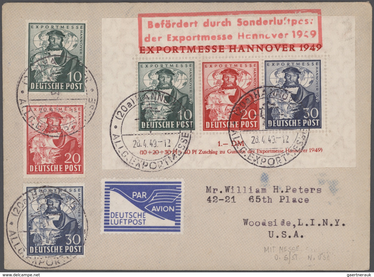 Bundesrepublik Deutschland: 1949-1960, Partie Mit über 100 Zumeist Besseren Briefen Und Ganzsachen, - Sammlungen