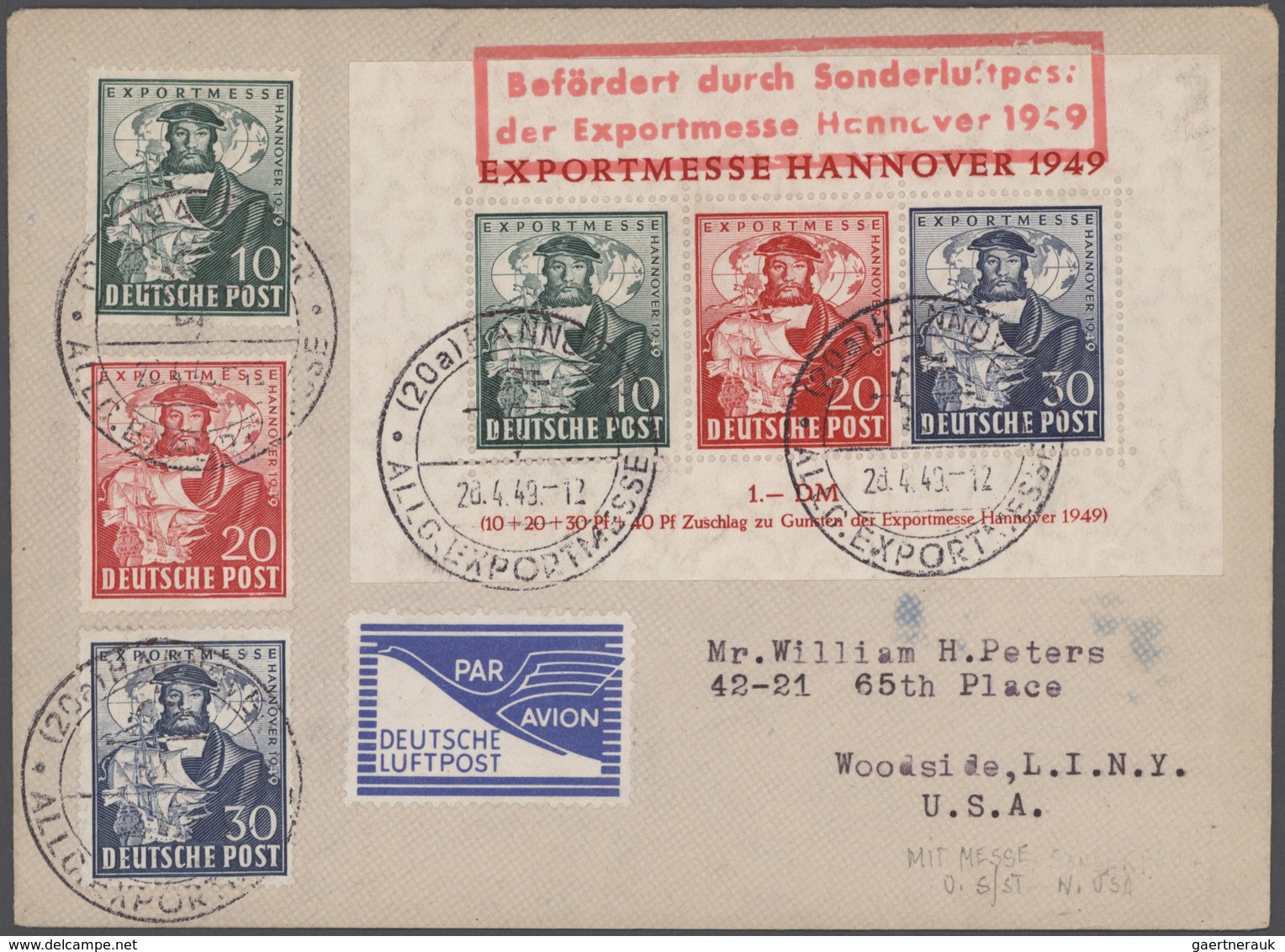 Bundesrepublik Deutschland: 1949-1960, Partie Mit über 100 Zumeist Besseren Briefen Und Ganzsachen, - Collections