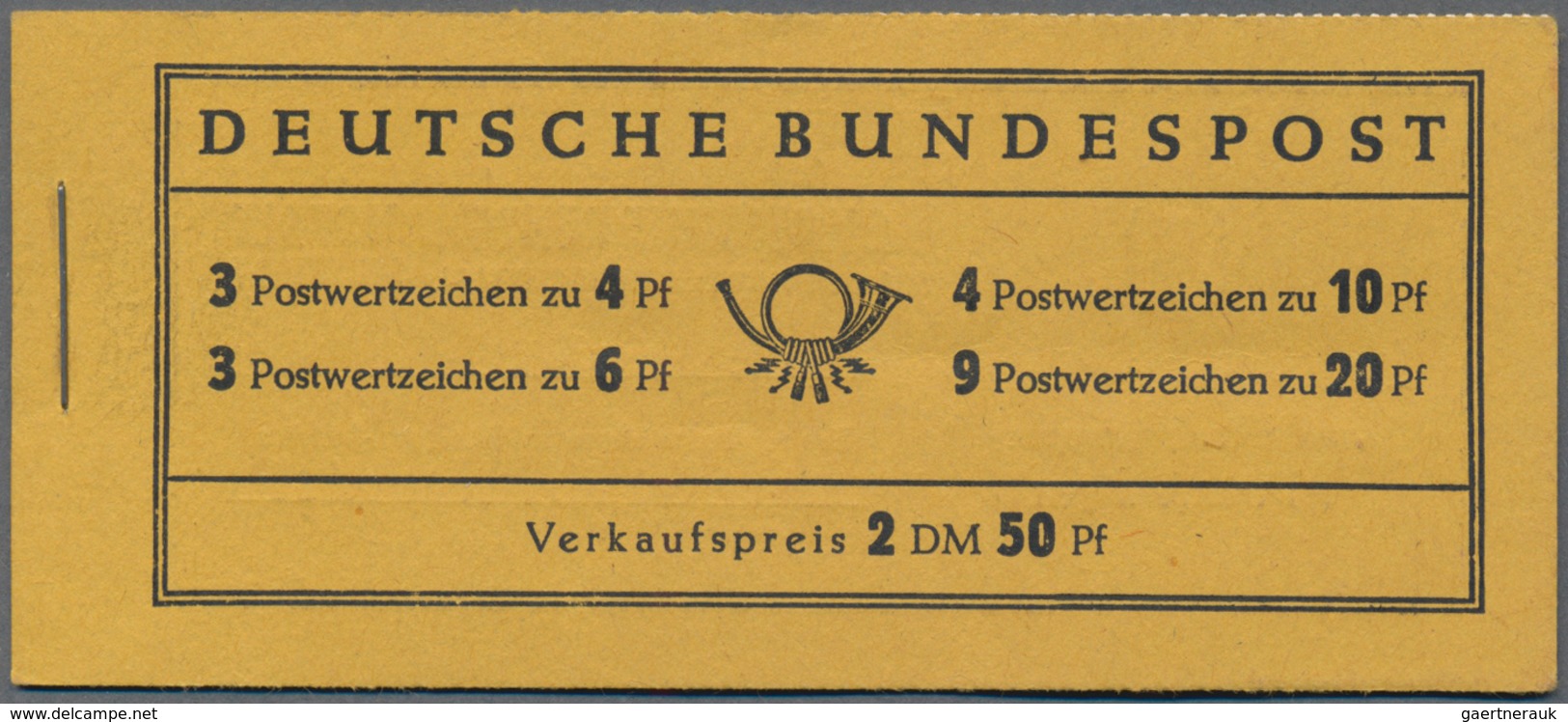 Bundesrepublik - Markenheftchen: 1946/1997, Sammlung Von Ca. 100 Markenheftchen (ab All.Besetzung He - Otros & Sin Clasificación