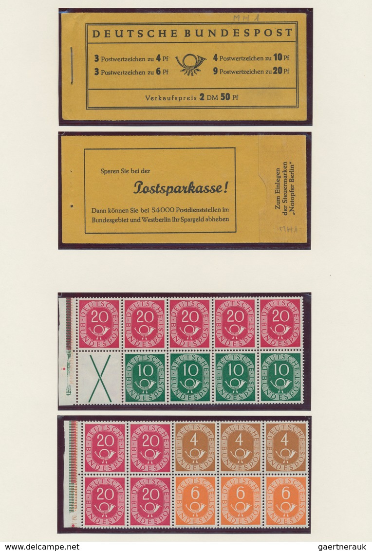 Bundesrepublik - Zusammendrucke: 1951/1972, Umfassende Postfrische Qualitäts-Sammlung Der Zusammendr - Se-Tenant