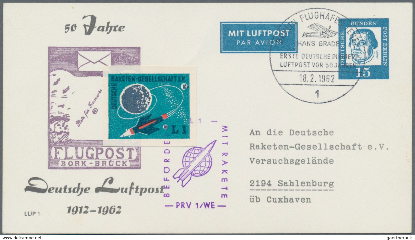 Bundesrepublik - Ganzsachen: 1953-1996, Bund/Berlin Tolle Partie Mit Rund 230 Zumeist Gebrauchten Pr - Autres & Non Classés