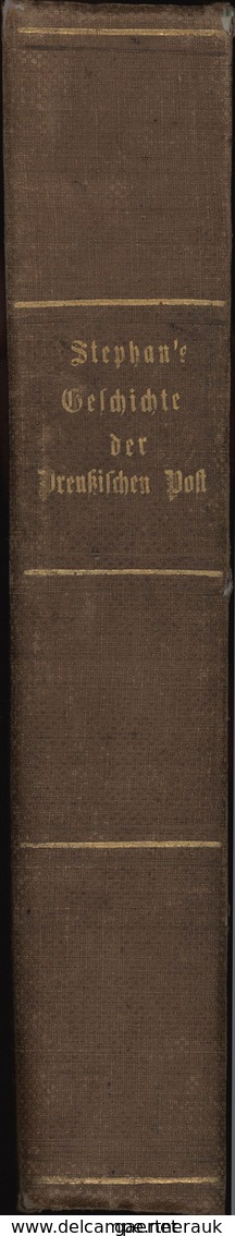 Philatelistische Literatur - Allgemeines - Thema Post: 1859, "GESCHICHTE DER PREUSSISCHEN POST Von I - Autres & Non Classés