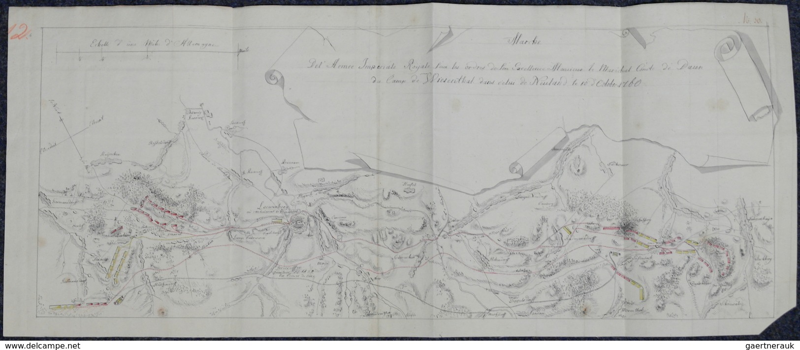 Landkarten und Stiche: 1580/1820 (ca). Bestand von über 130 alten Landkarten, meist colorierte Stich