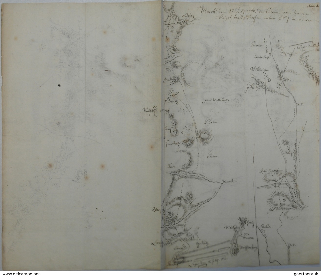 Landkarten und Stiche: 1580/1820 (ca). Bestand von über 130 alten Landkarten, meist colorierte Stich