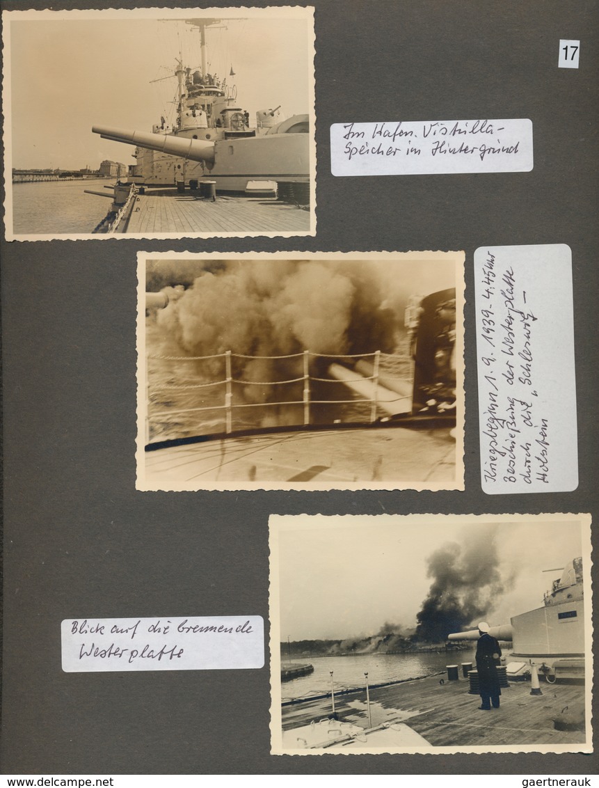 Varia (im Briefmarkenkatalog): Foto-Album Des Linienschiff Schleswig Holstein 96 Originalbilder Von - Other & Unclassified