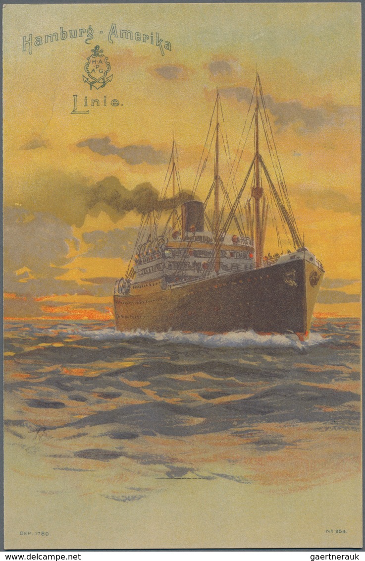 Varia (im Briefmarkenkatalog): 1895-1910, Tolle Geschnitzte Holzkiste Mit Vielen Hundert Fotos Auf K - Other & Unclassified