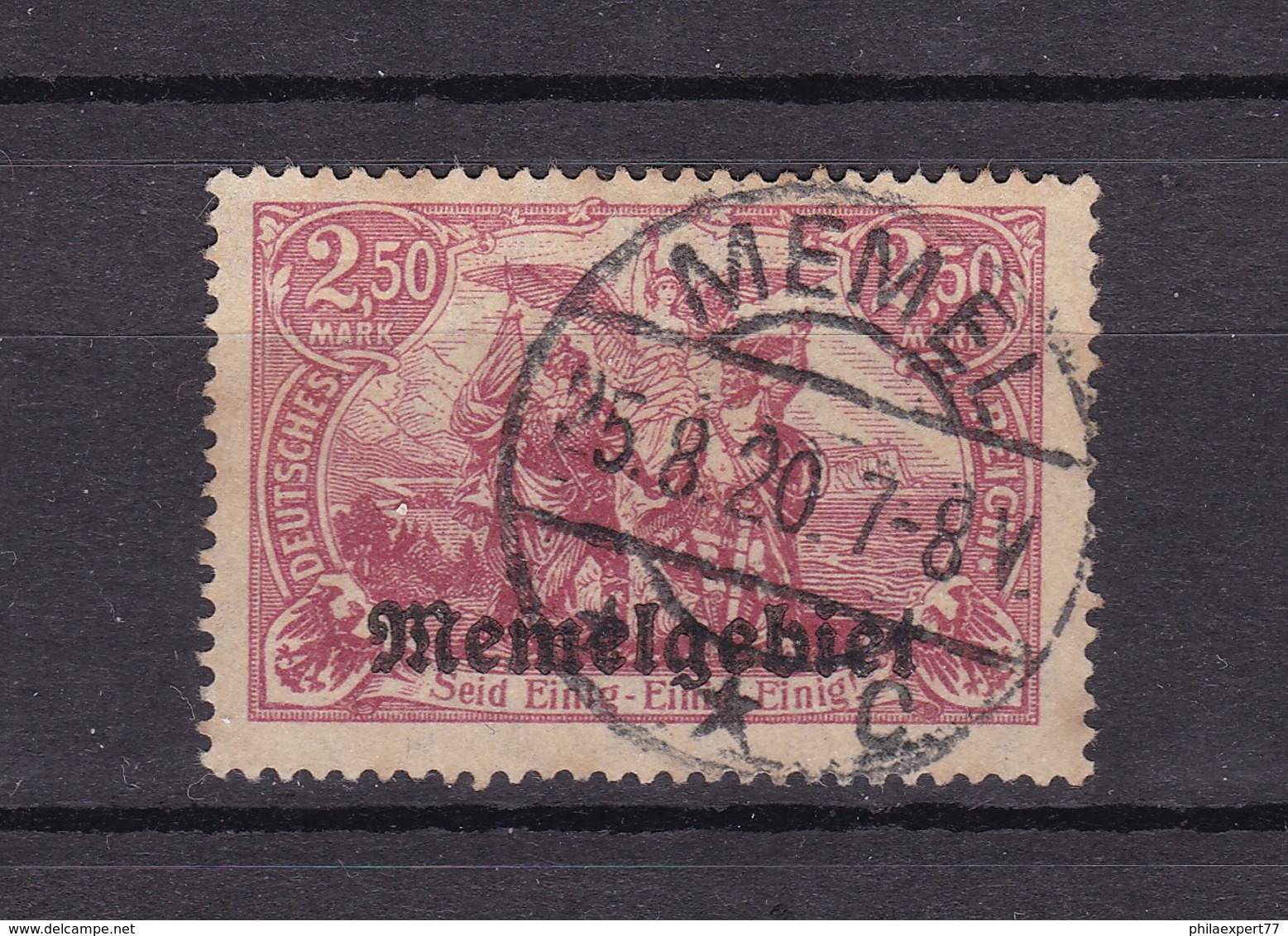 Memelgebiet - 1920 - Michel Nr. 13  - Gest. - 80 Euro - Klaipeda 1923