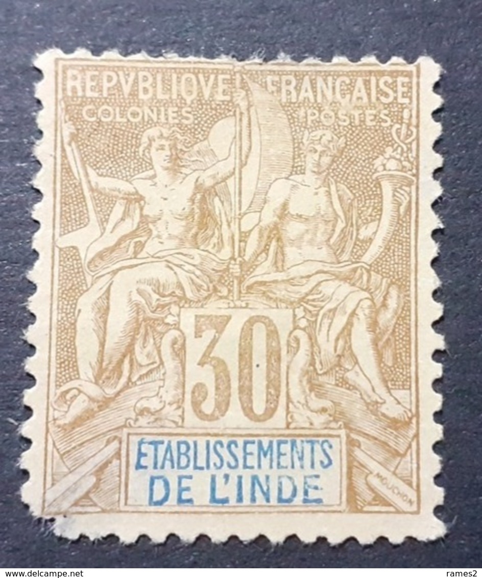 France (ex-colonies & Protectorats) > Inde (1892-1954) >  N°9 - Used Stamps