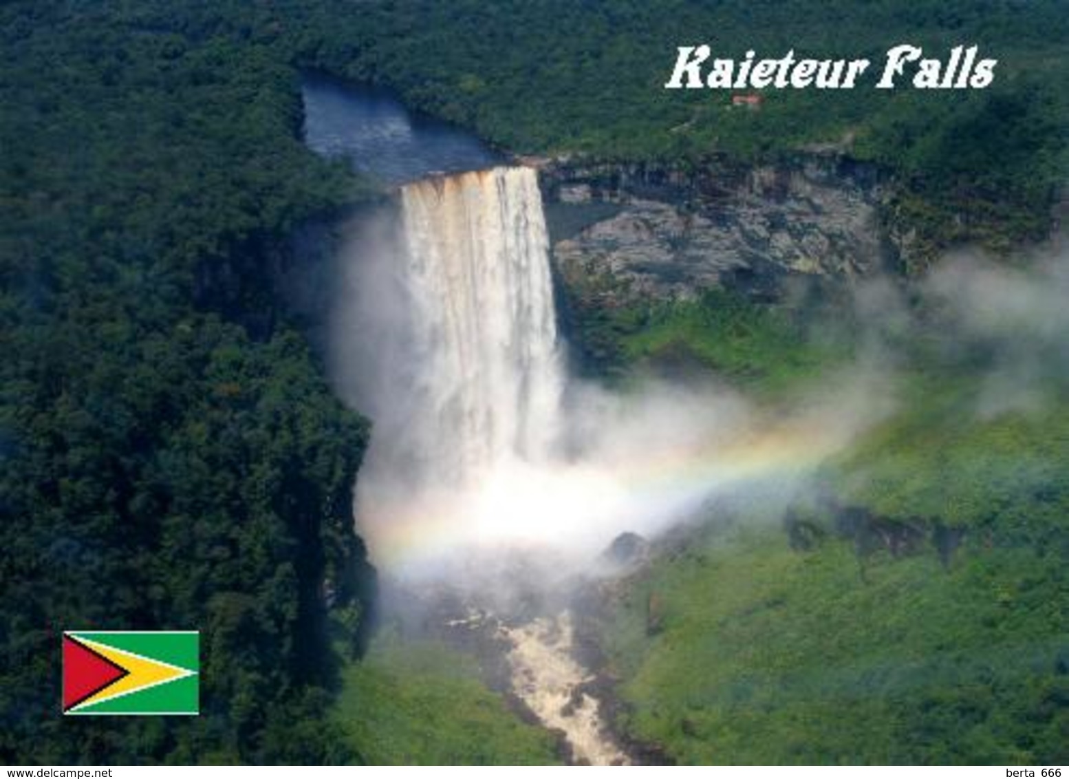 Guyana Kaieteur Falls New Postcard - Sonstige & Ohne Zuordnung