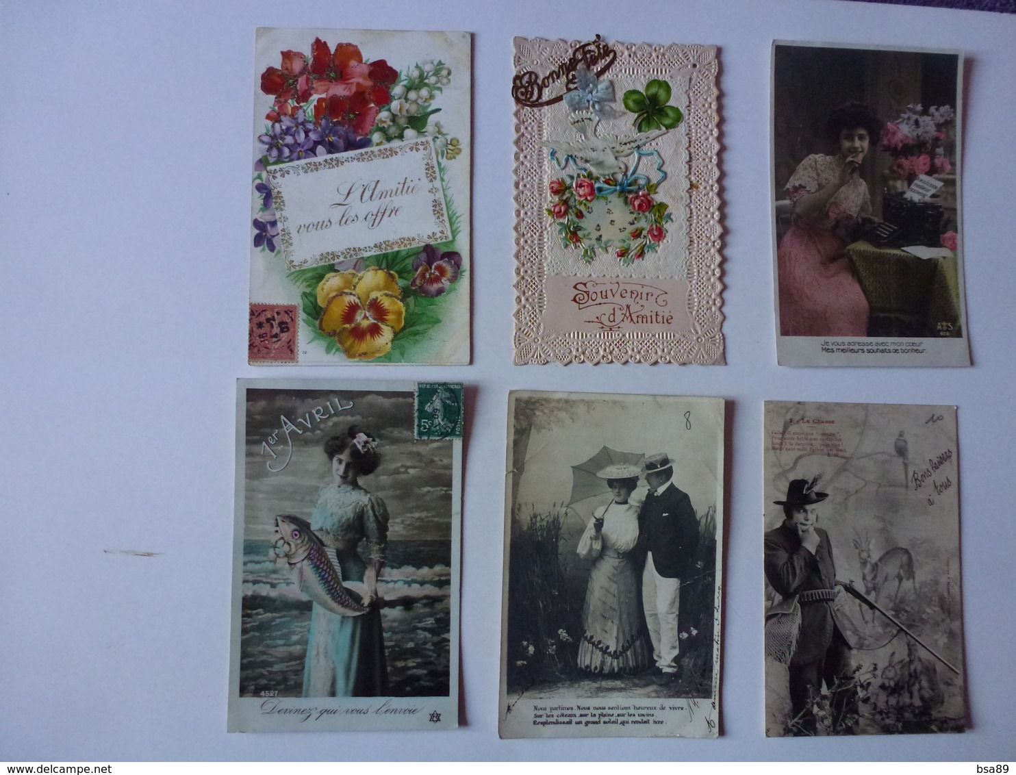 LOT DE 50 CPA HUMORISTIQUES ET FANTAISIES DIVERS, VOIR SCAN - 5 - 99 Postcards