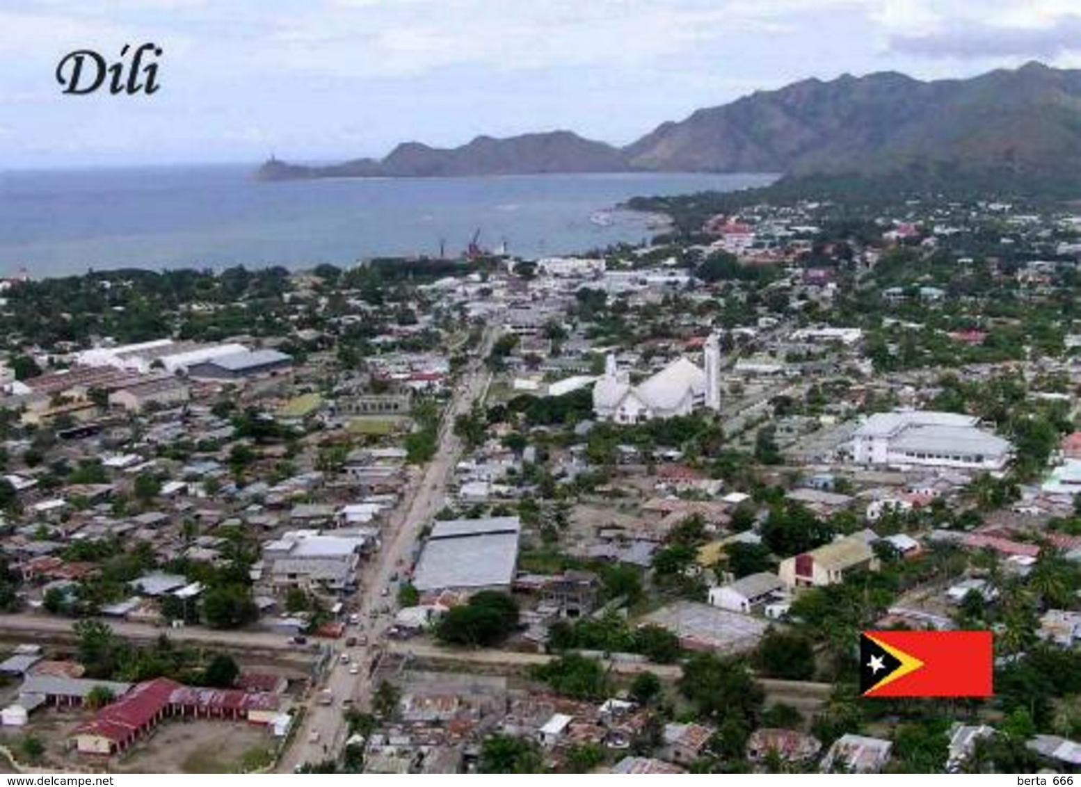 East Timor Dili Aerial View New Postcard Osttimor AK - Oost-Timor