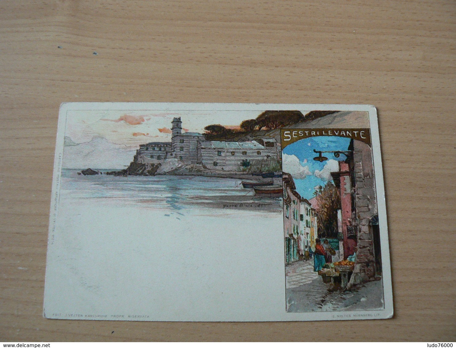 CP 218 / ITALIE / SESTRILEVANTE / CARTE NEUVE - Altri & Non Classificati