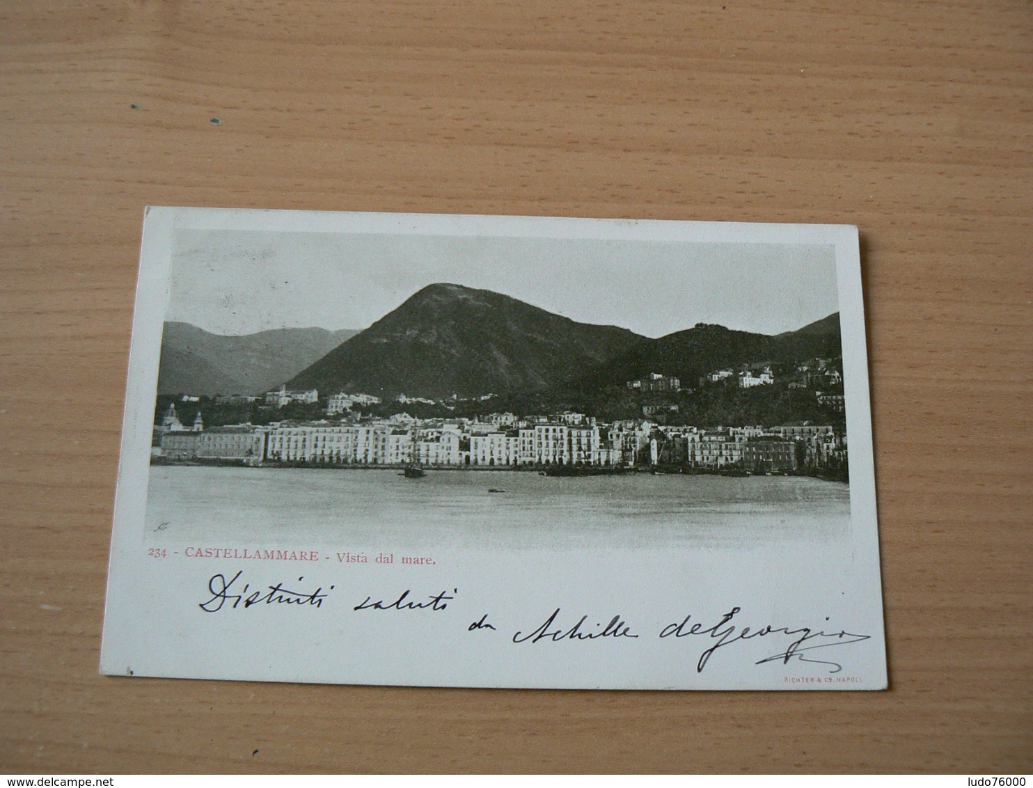 CP 218 / ITALIE / CASTELLAMMARE / CARTE VOYAGEE - Altri & Non Classificati