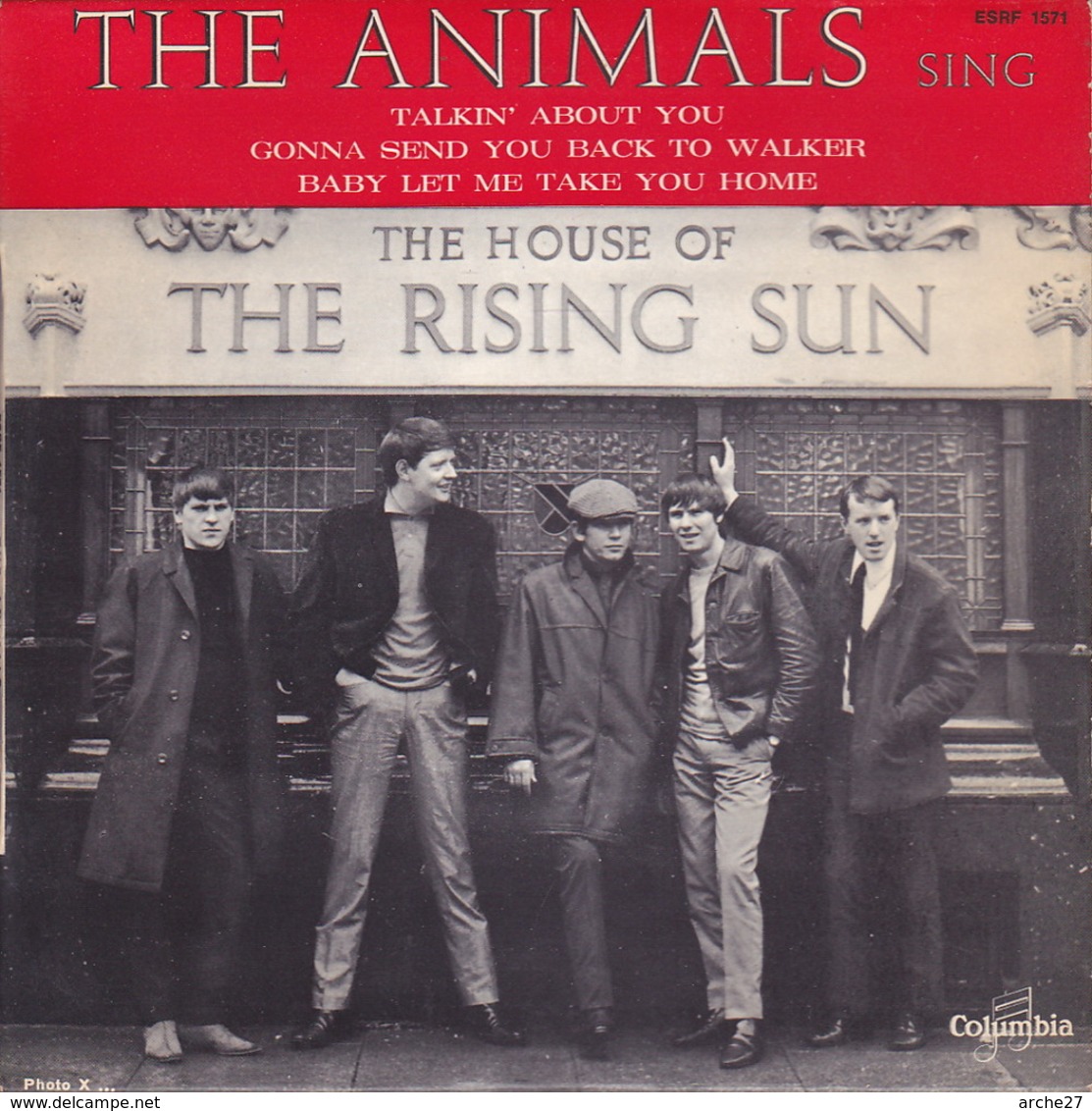 THE ANIMALS - EP - 45T - Disque Vinyle - The House Of The Rising Sun - N° 1571 - Sonstige - Englische Musik