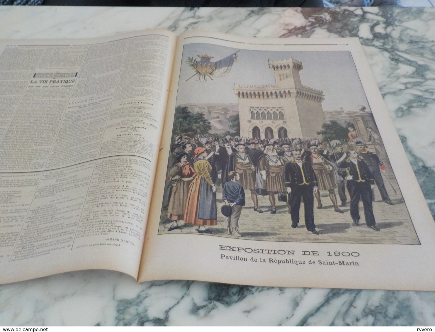LE PETIT JOURNAL NUMERO 516 EXPOSITION DE 1900 PAVILLION DE LA REPUBLIQUE DE SAINT MARTIN - Le Petit Journal