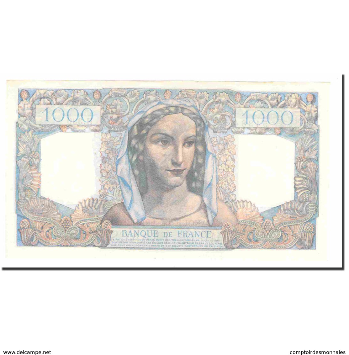 France, 1000 Francs, Minerve Et Hercule, 1946, 1946-09-12, SPL, Fayette:41.16 - 1 000 F 1945-1950 ''Minerve Et Hercule''