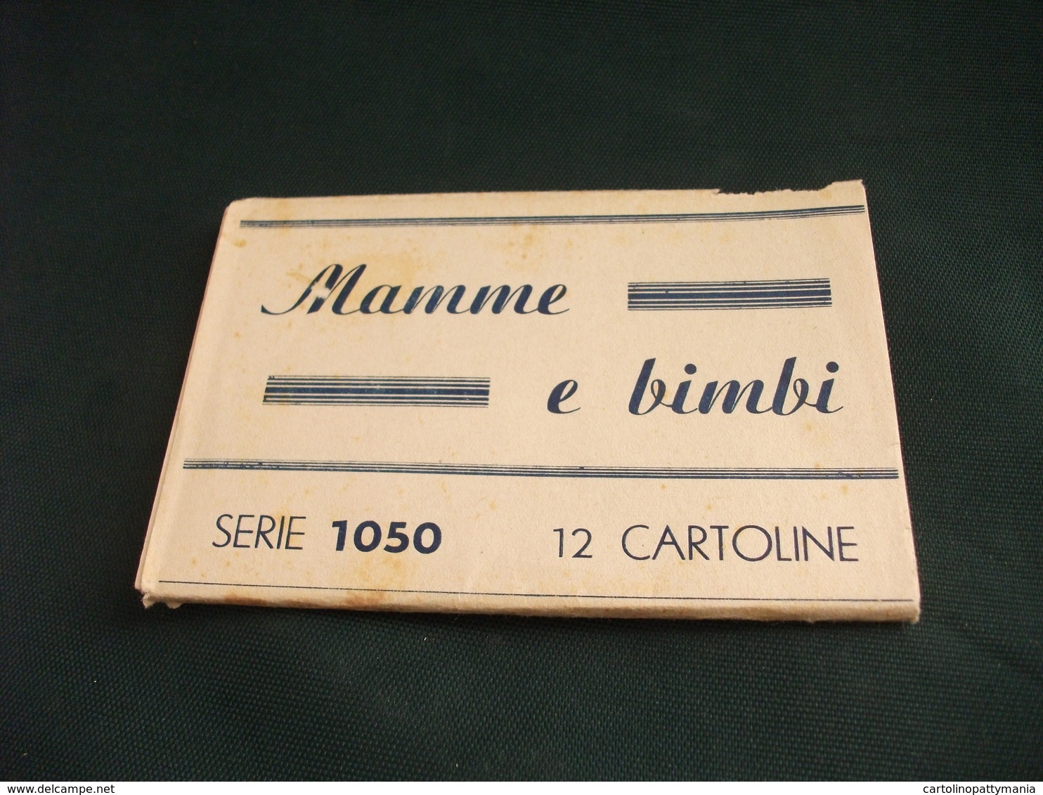 LOTTO 12 CARTOLINE SERIE 1050 MAMMA E BIMBI PICCOLO FORMATO GENNAIO 1943 - Donne