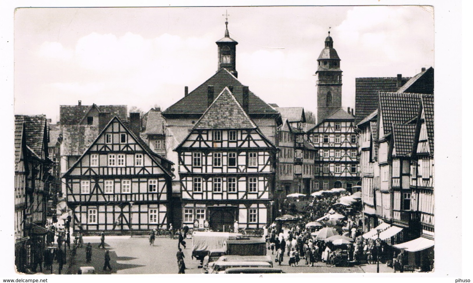 D-10542   ESCHWEGE : Marktplatz Mit Altem Rathaus - Eschwege