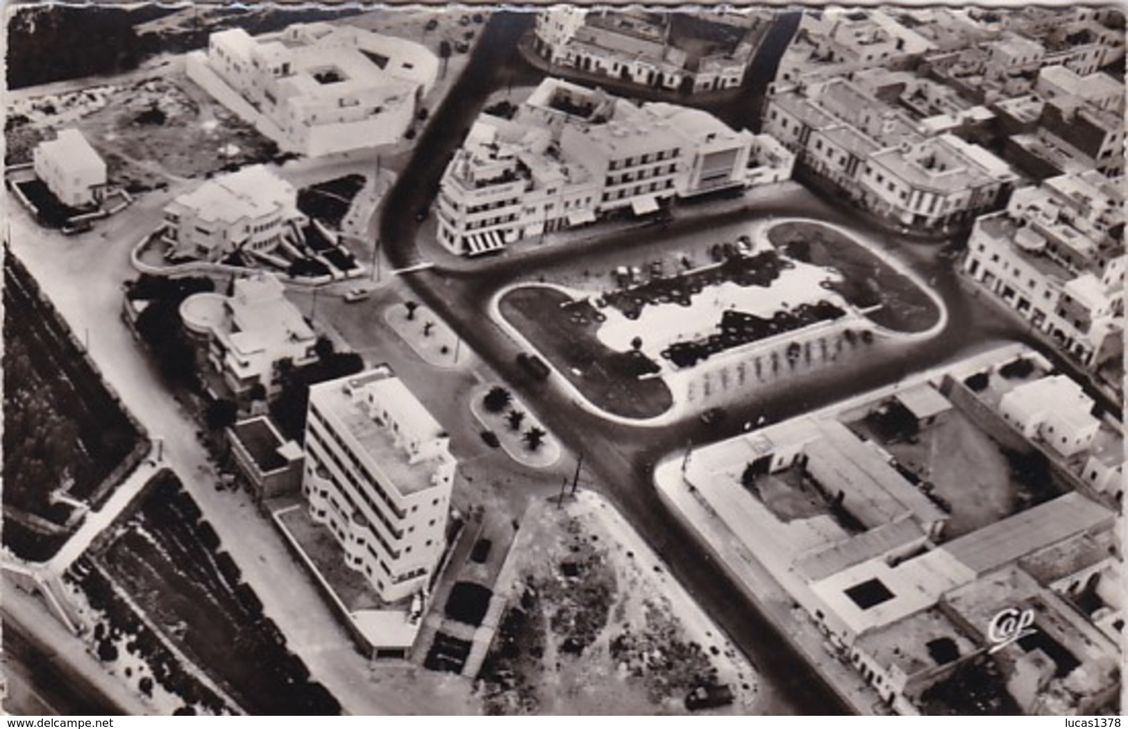 AGADIR / VUE AERIENNE DE TALBORDJ / HOTELS GAUTHIER ET DE LA BAIE / RARE - Agadir